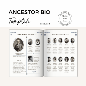 Ancestor Biography Template