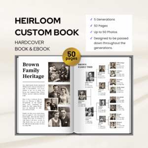 Heirloom Custom Book Mockup